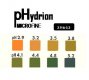 MicroFine pH Paper measures acid range of 2.9-5.2. MicroFine pH Paper measures acid range of 2.9-5.2.